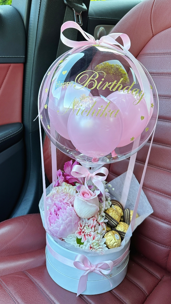Mini Hot Air Balloon - Pink