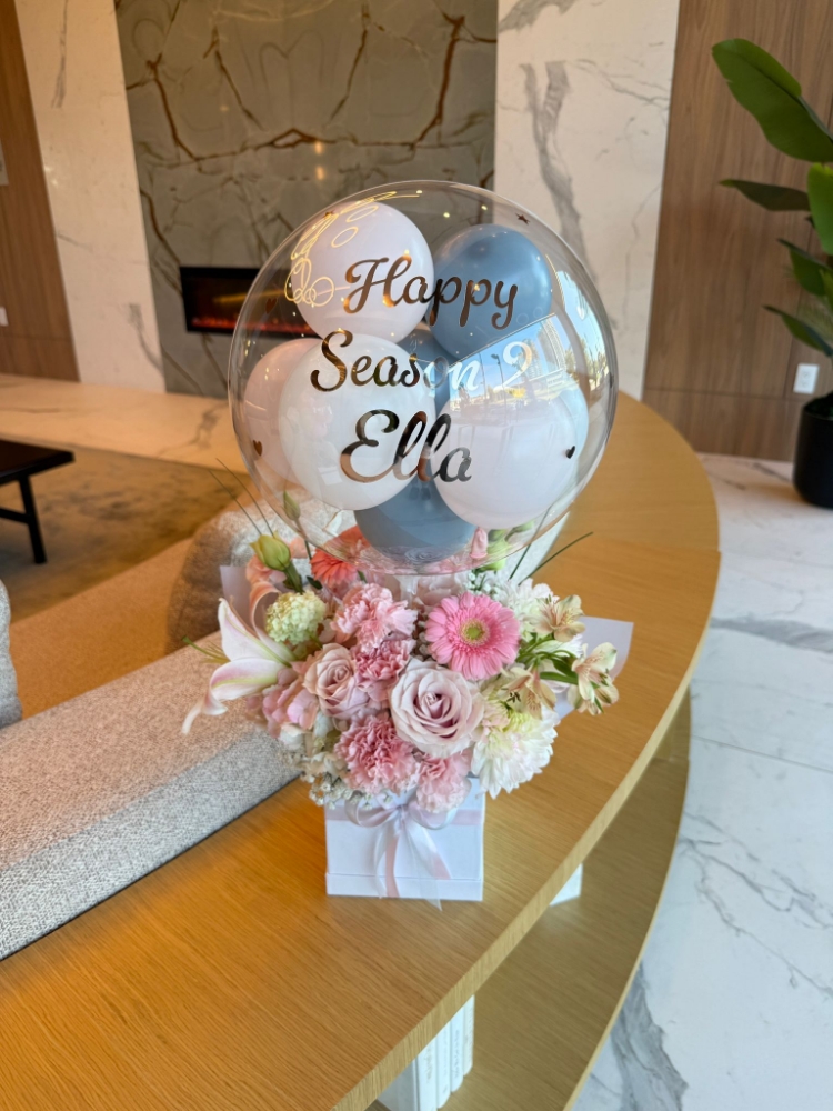 Bloom Bubble Box – Blush Elegance