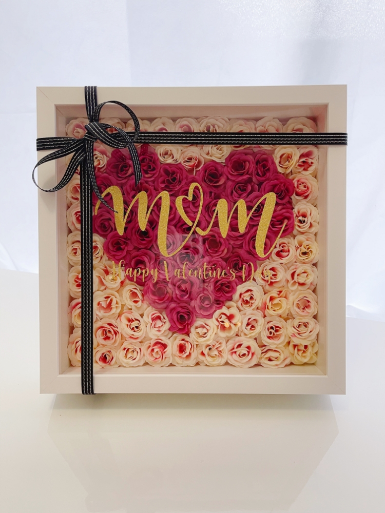 Picture of Heart Rose Frame - Design Your Own Colours