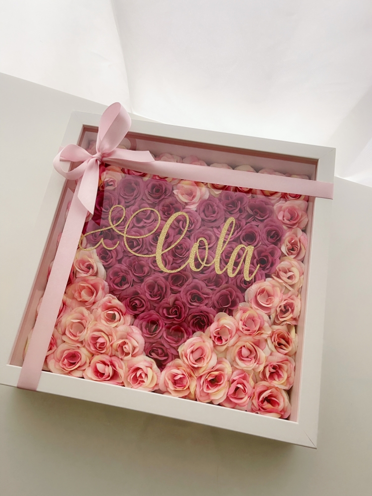 Picture of Heart Rose Frame - Design Your Own Colours