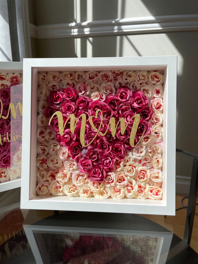 Picture of Heart Rose Frame - Design Your Own Colours