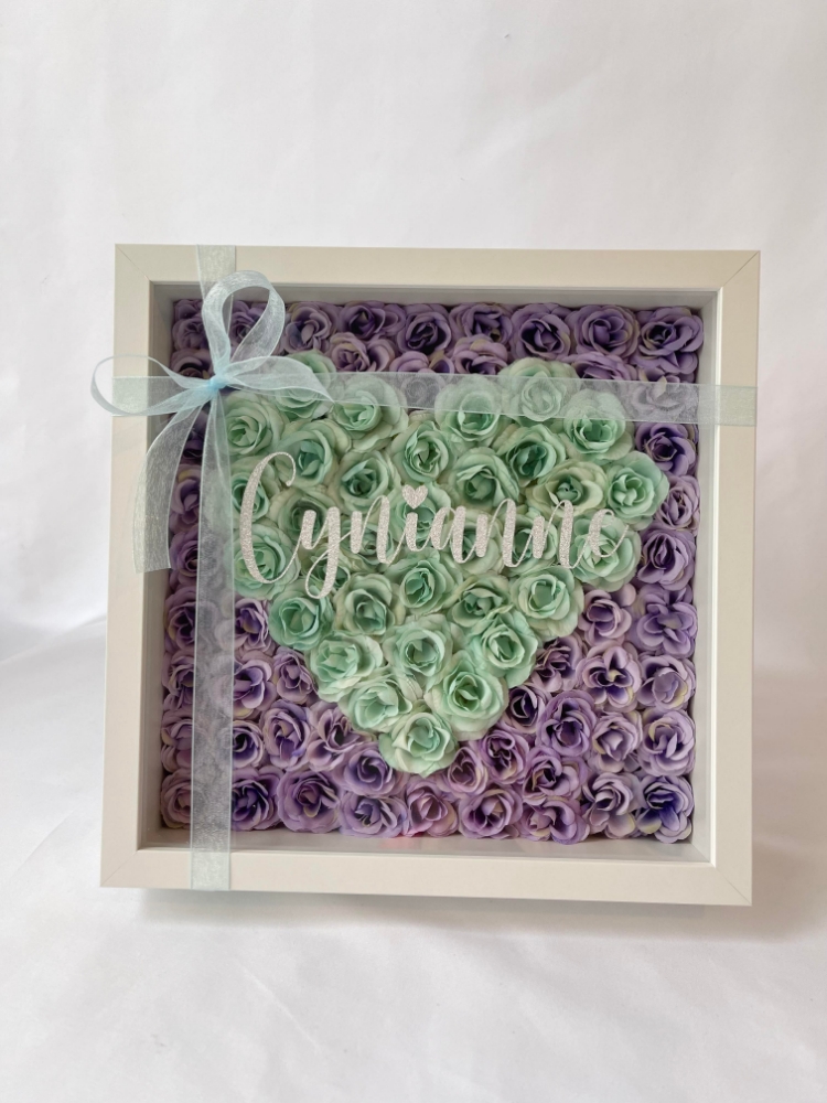 Picture of Heart Rose Frame - Design Your Own Colours