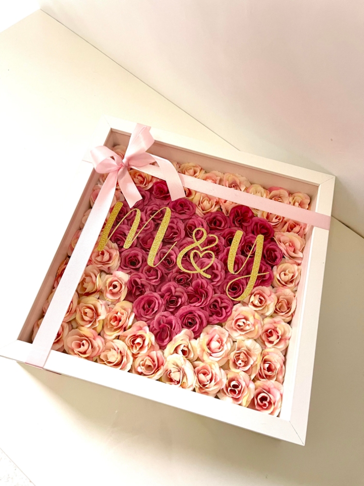 Picture of Heart Rose Frame - Design Your Own Colours