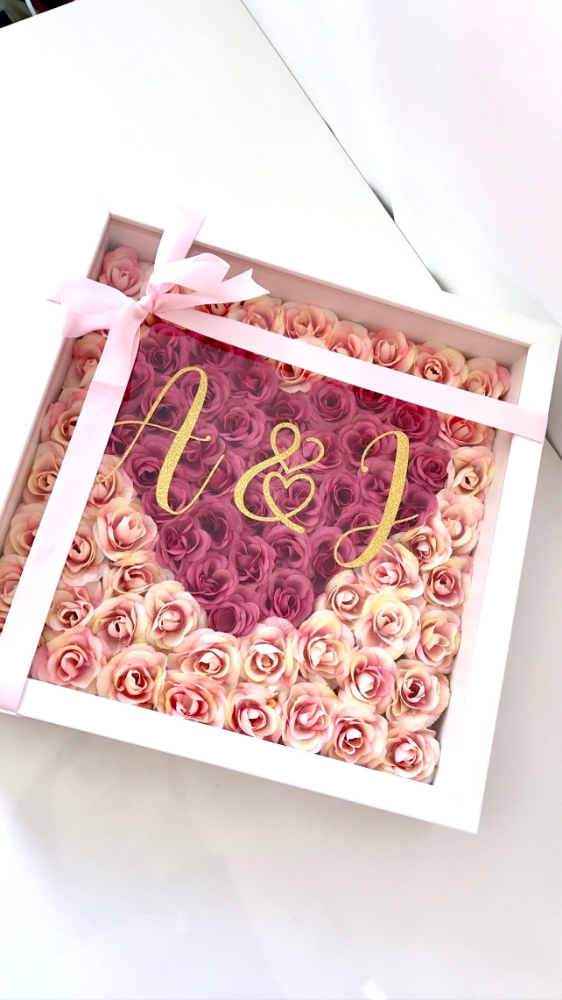 Picture of Heart Rose Frame - Design Your Own Colours