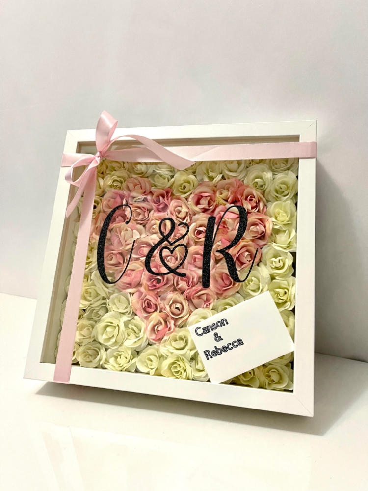 Picture of Heart Rose Frame - Design Your Own Colours