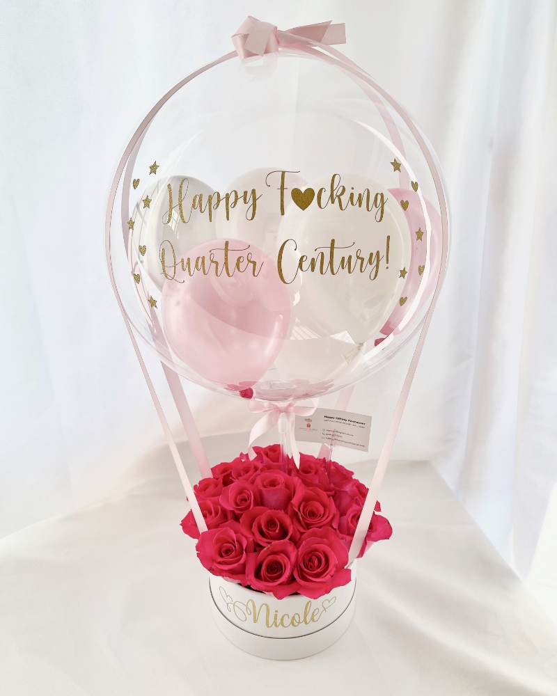 Picture of Hot Air Balloon with Roses