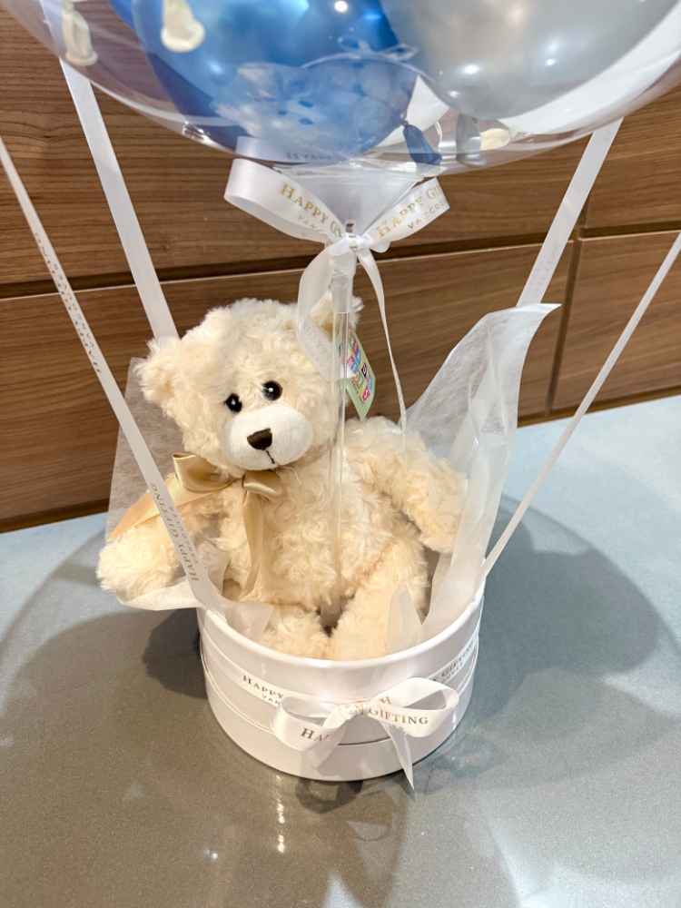 Balloon with teddy bear inside online