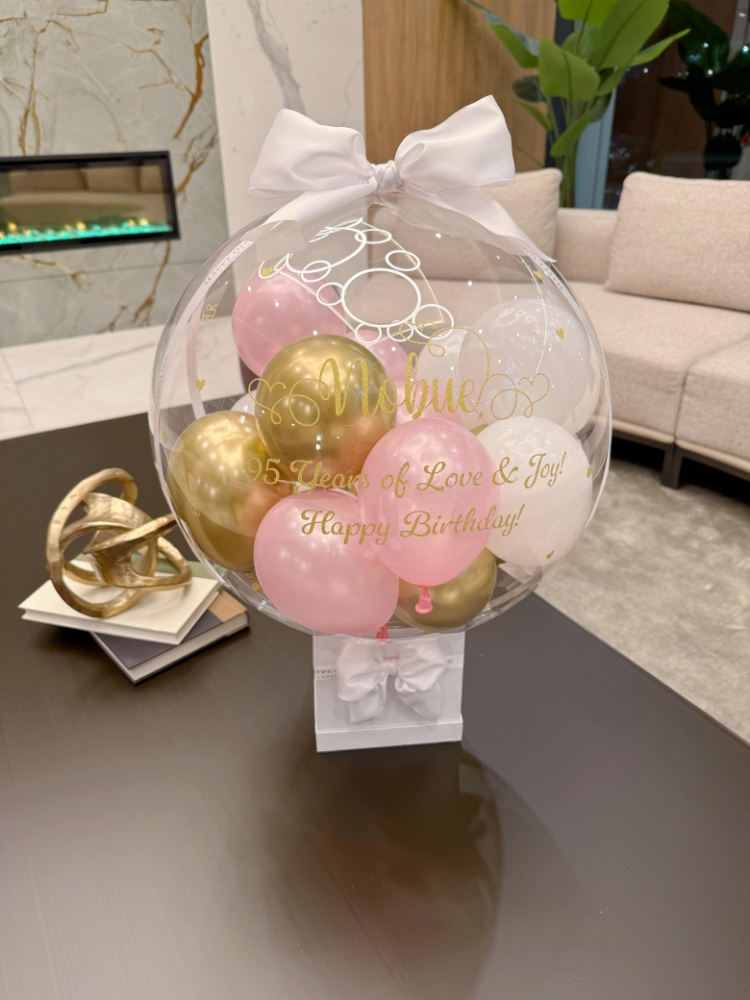 Pearl Pink, White, Gold w/ Gold Text